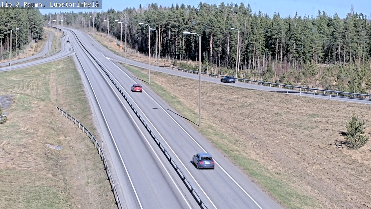 Kelikamerat Kuva Tie 8 Rauma, Luostarinkylä, Rauma, Satakunta