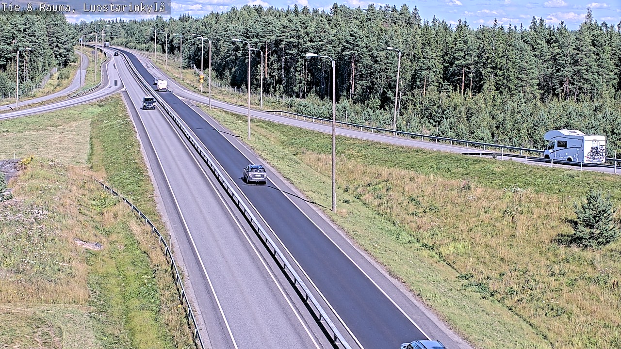 Kelikamerat Kuva Tie 8 Rauma, Luostarinkylä, Rauma, Satakunta