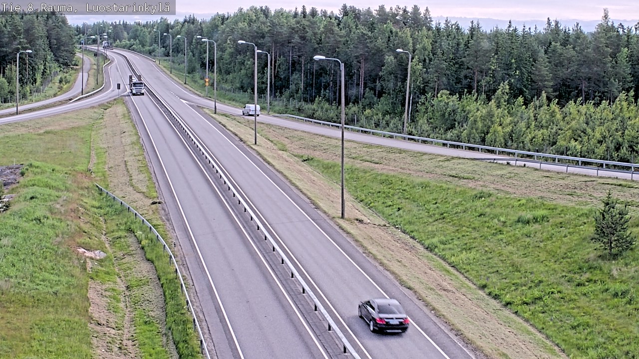 Weather Camera Image Väg 8 Raumo, Luostarinkylä, Rauma, Satakunta