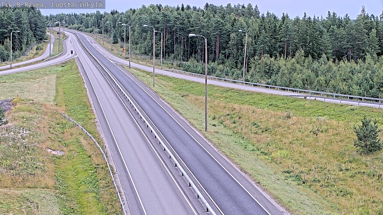 Weather Camera Image Road 8 Rauma, Luostarinkylä, Rauma, Satakunta