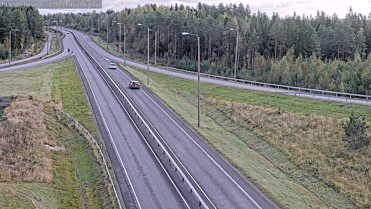 Weather Camera Image Road 8 Rauma, Luostarinkylä, Rauma, Satakunta