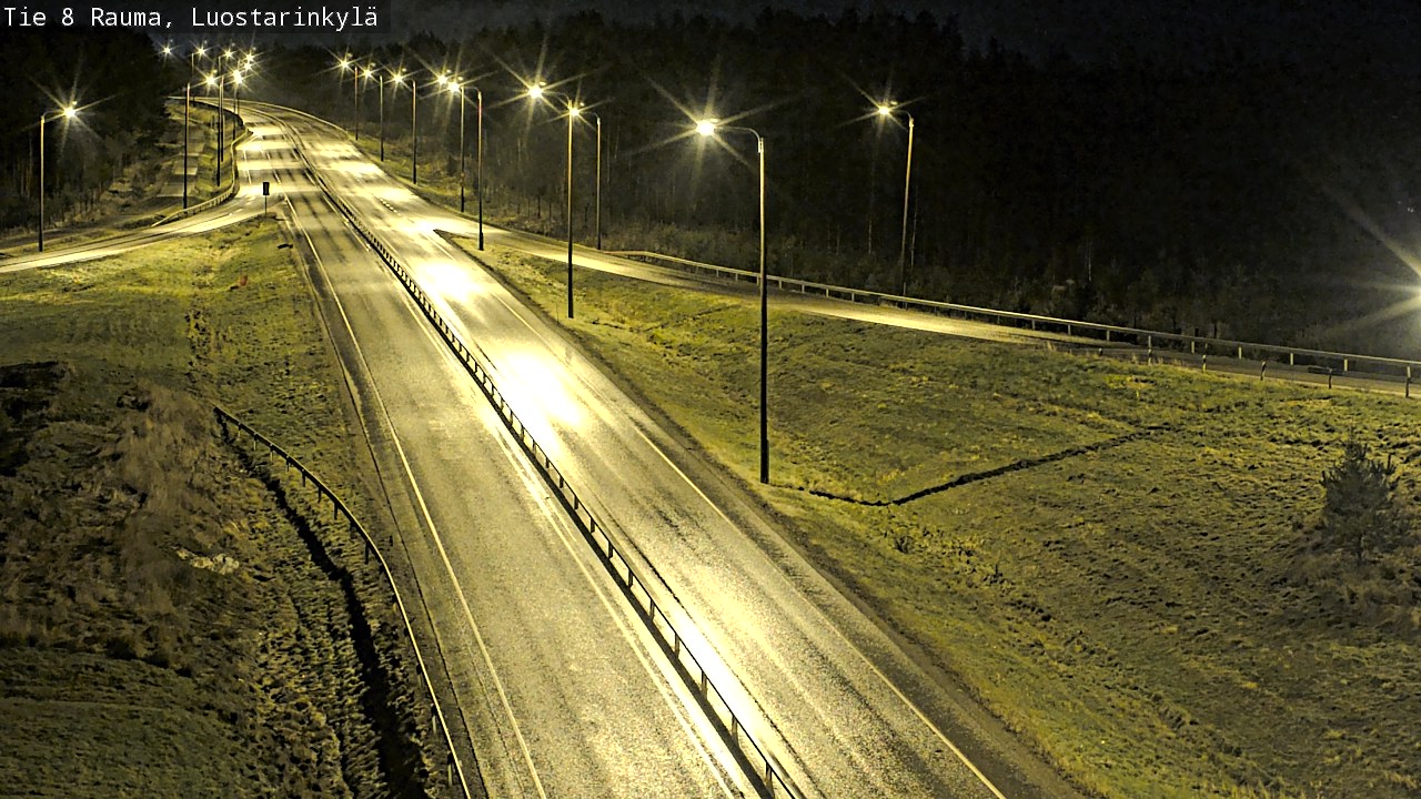 Weather Camera Image Väg 8 Raumo, Luostarinkylä, Rauma, Satakunta