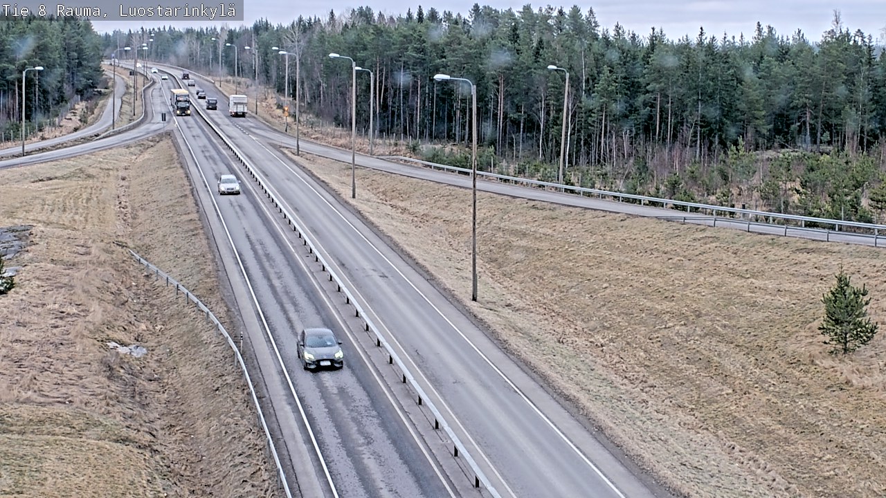 Weather Camera Image Road 8 Rauma, Luostarinkylä, Rauma, Satakunta