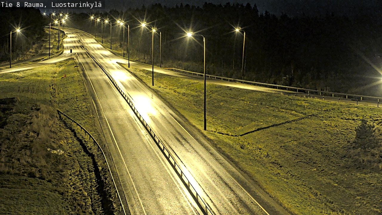 Weather Camera Image Väg 8 Raumo, Luostarinkylä, Rauma, Satakunta