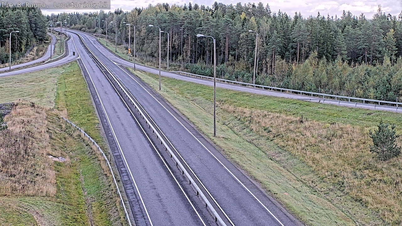 Weather Camera Image Road 8 Rauma, Luostarinkylä, Rauma, Satakunta