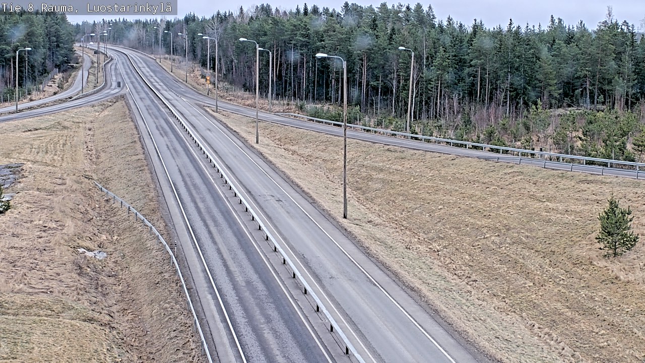 Weather Camera Image Road 8 Rauma, Luostarinkylä, Rauma, Satakunta