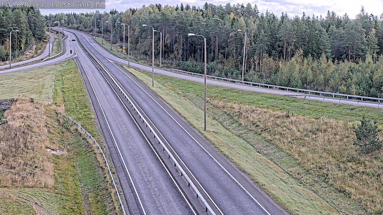 Weather Camera Image Road 8 Rauma, Luostarinkylä, Rauma, Satakunta