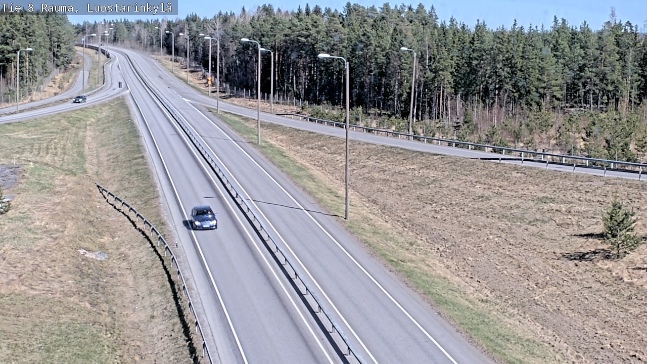 Kelikamerat Kuva Tie 8 Rauma, Luostarinkylä, Rauma, Satakunta