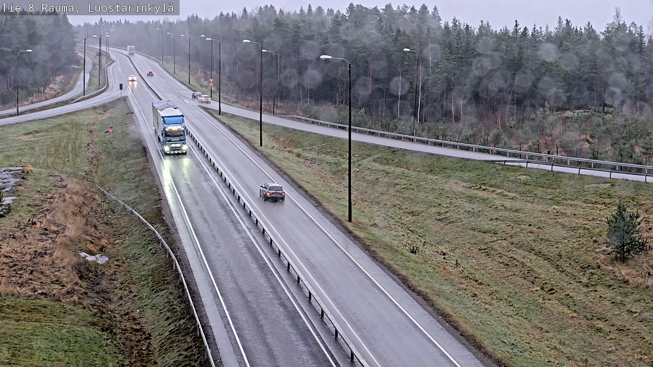 Kelikamerat Kuva Tie 8 Rauma, Luostarinkylä, Rauma, Satakunta