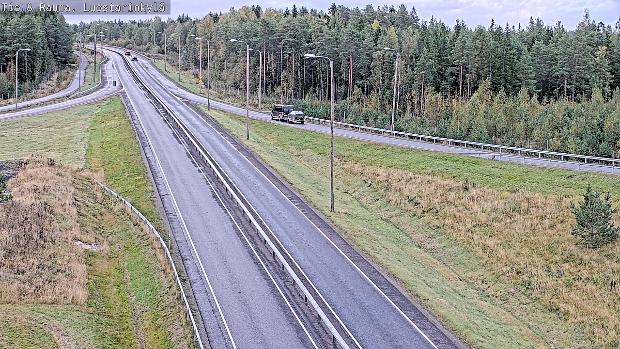 Weather Camera Image Road 8 Rauma, Luostarinkylä, Rauma, Satakunta