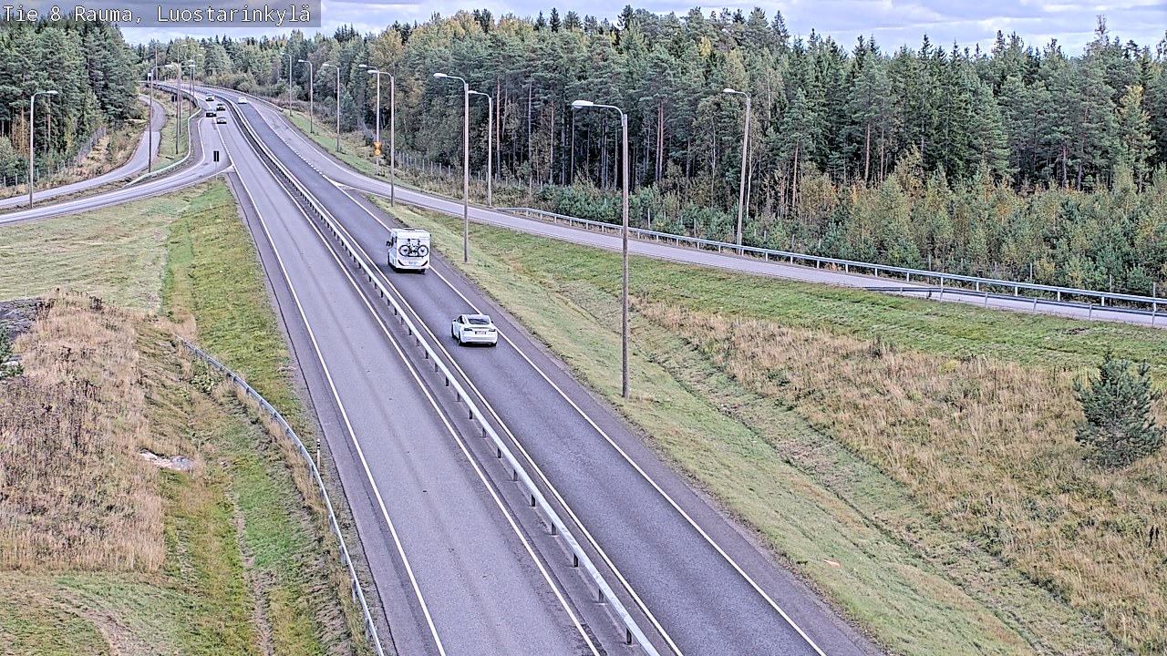 Weather Camera Image Road 8 Rauma, Luostarinkylä, Rauma, Satakunta