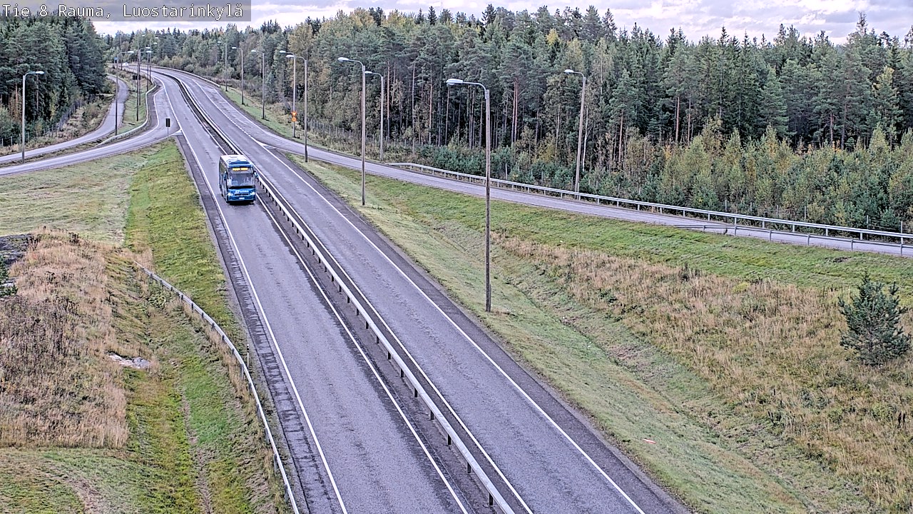 Weather Camera Image Road 8 Rauma, Luostarinkylä, Rauma, Satakunta