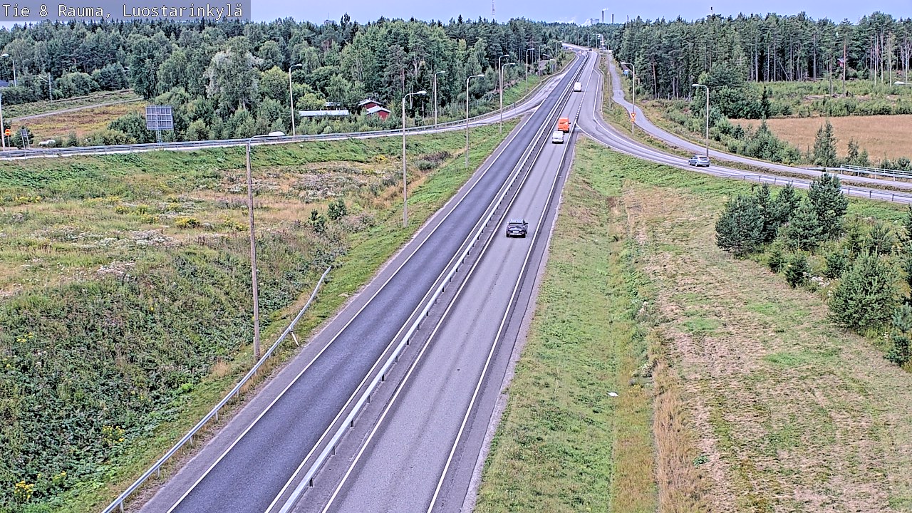 Weather Camera Image Road 8 Rauma, Luostarinkylä, Rauma, Satakunta