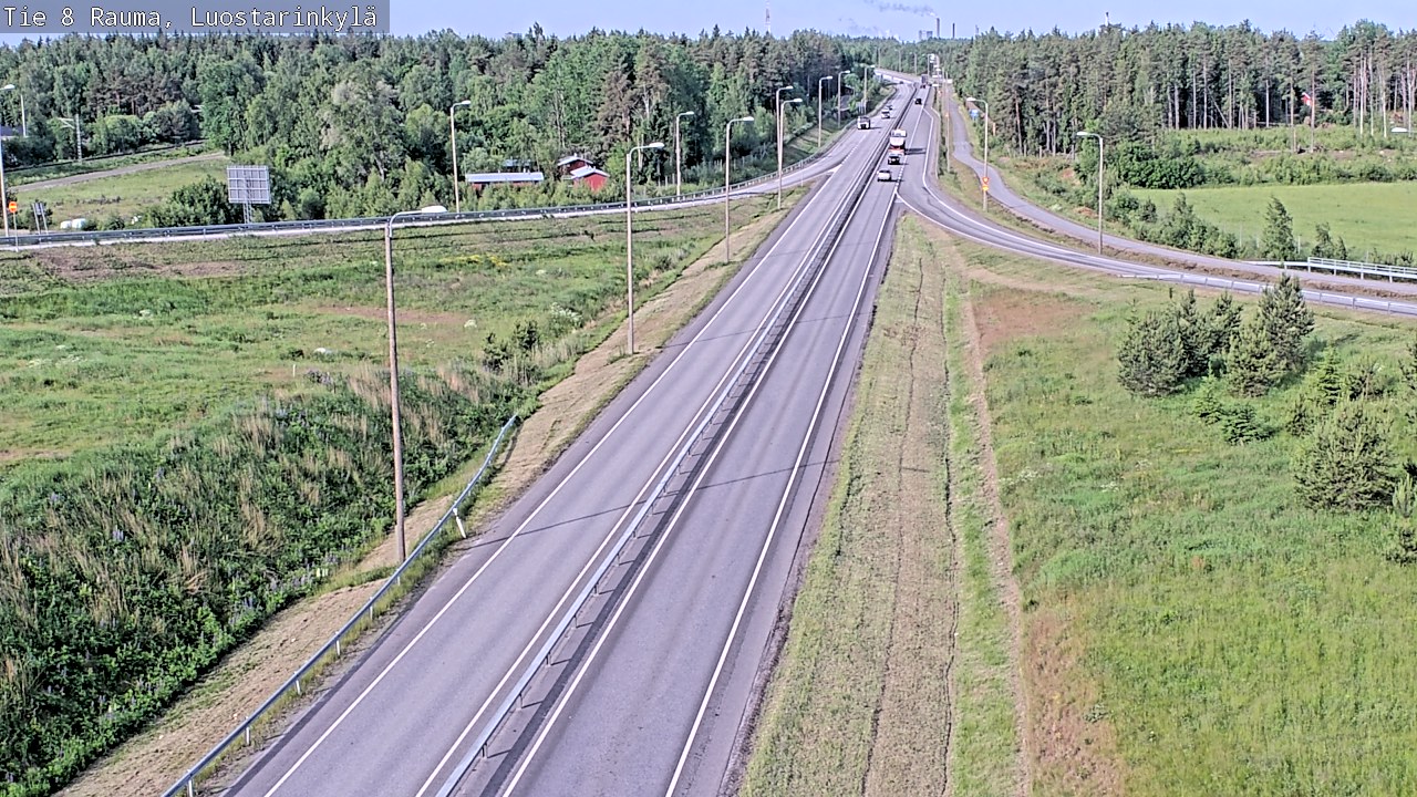 Weather Camera Image Road 8 Rauma, Luostarinkylä, Rauma, Satakunta