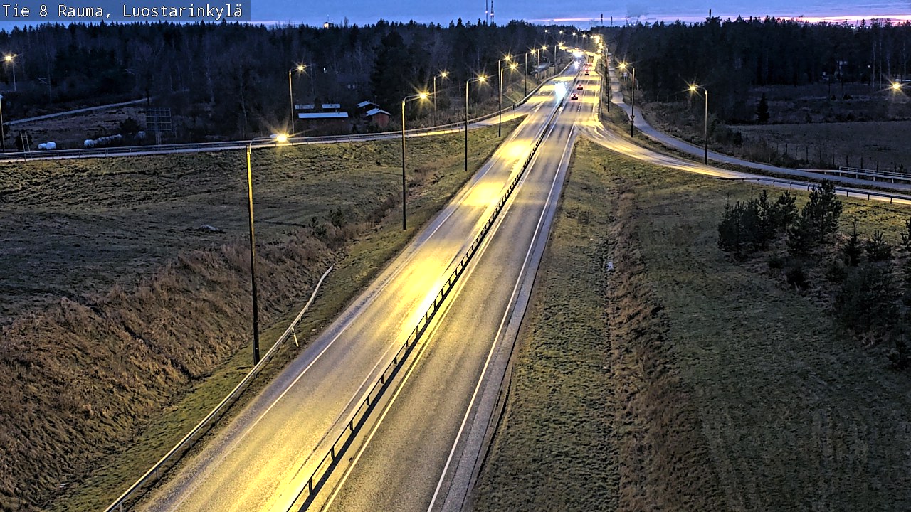 Weather Camera Image Road 8 Rauma, Luostarinkylä, Rauma, Satakunta
