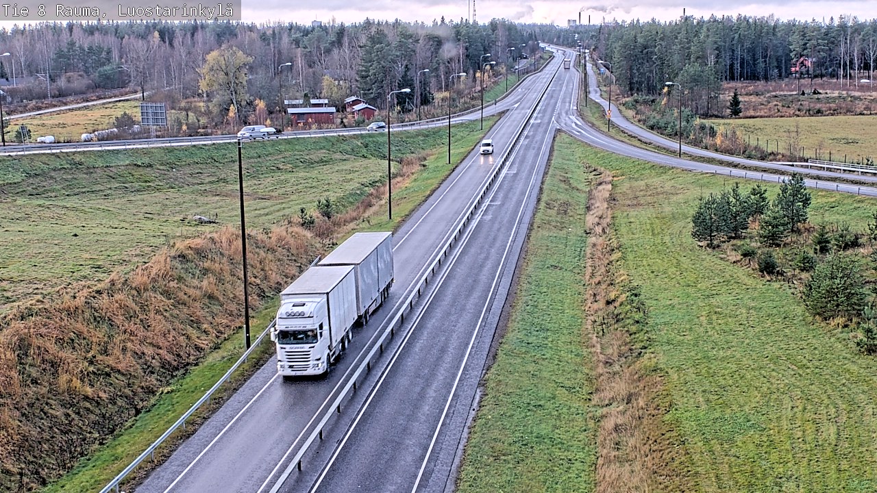 Kelikamerat Kuva Tie 8 Rauma, Luostarinkylä, Rauma, Satakunta