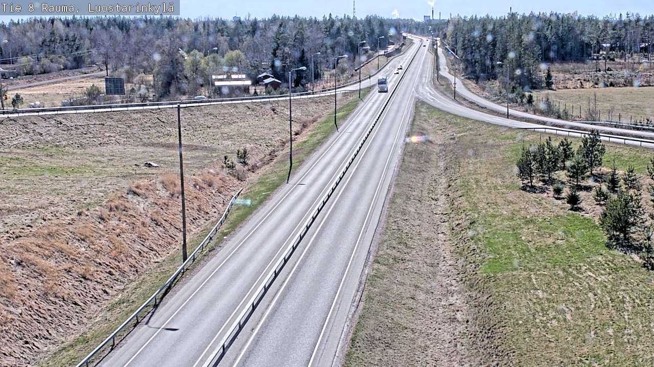 Kelikamerat Kuva Tie 8 Rauma, Luostarinkylä, Rauma, Satakunta