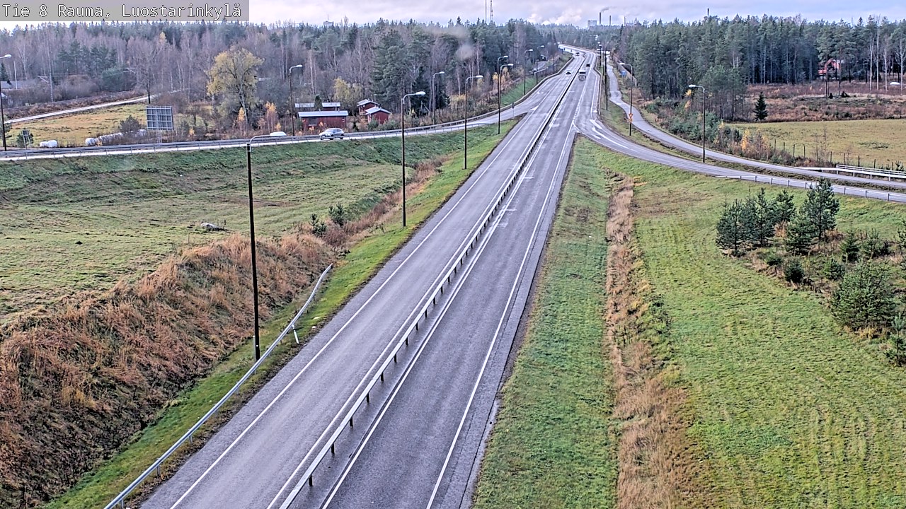 Kelikamerat Kuva Tie 8 Rauma, Luostarinkylä, Rauma, Satakunta