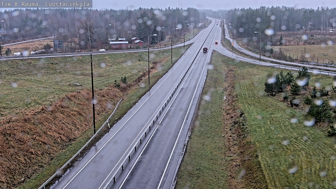 Weather Camera Image Road 8 Rauma, Luostarinkylä, Rauma, Satakunta