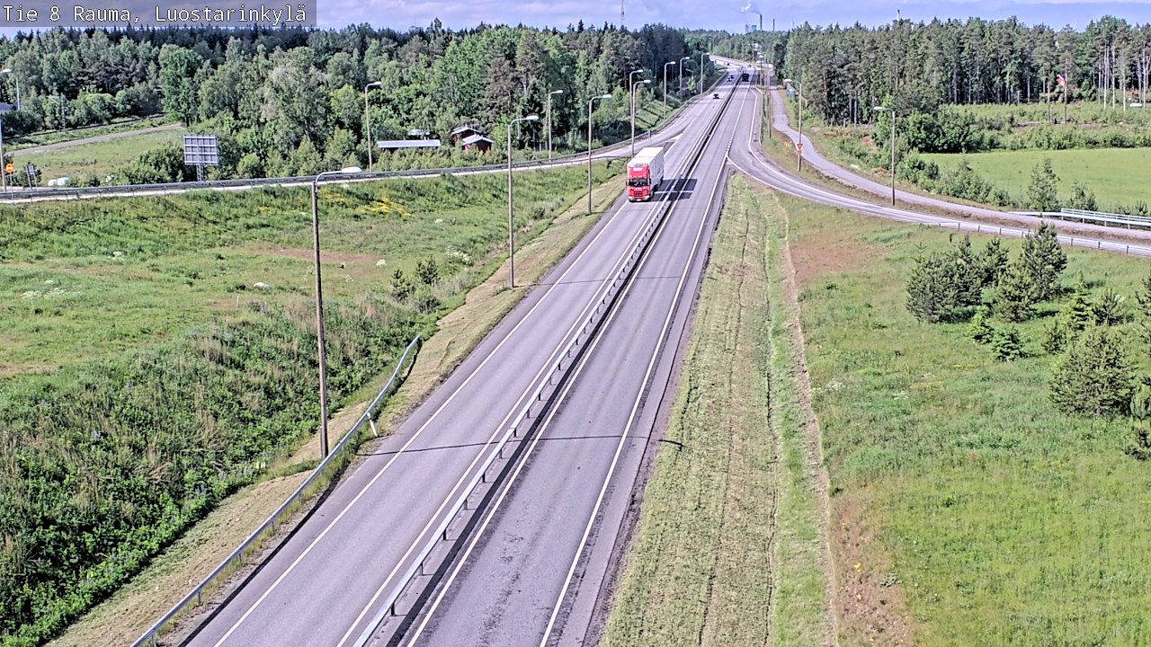 Kelikamerat Kuva Tie 8 Rauma, Luostarinkylä, Rauma, Satakunta