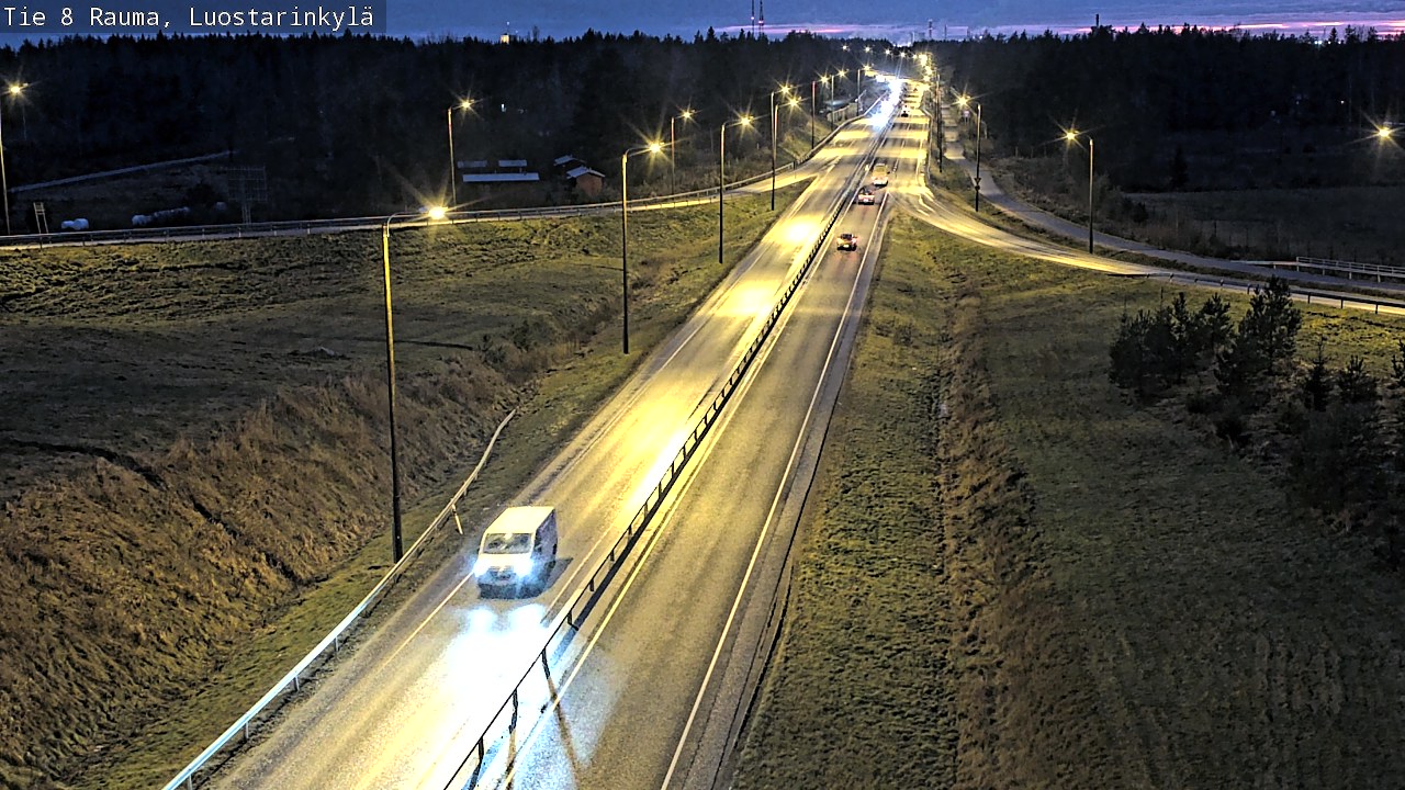 Weather Camera Image Road 8 Rauma, Luostarinkylä, Rauma, Satakunta