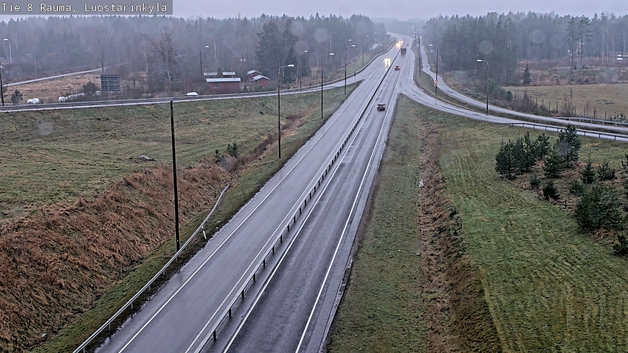 Weather Camera Image Road 8 Rauma, Luostarinkylä, Rauma, Satakunta