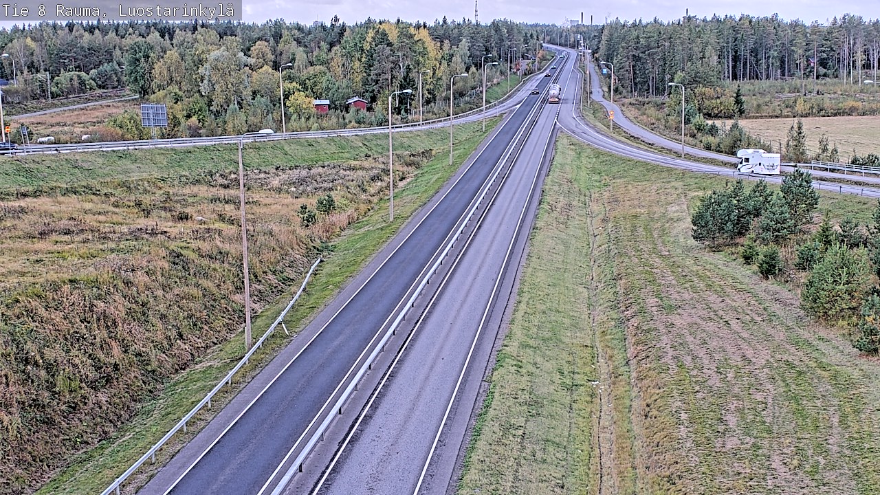 Kelikamerat Kuva Tie 8 Rauma, Luostarinkylä, Rauma, Satakunta