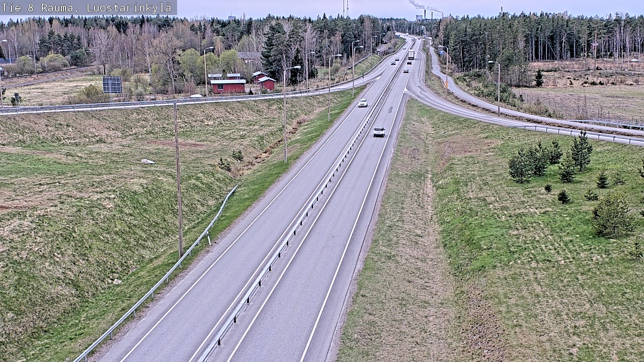 Weather Camera Image Road 8 Rauma, Luostarinkylä, Rauma, Satakunta