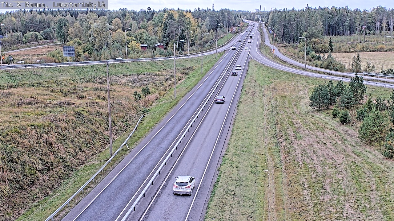 Kelikamerat Kuva Tie 8 Rauma, Luostarinkylä, Rauma, Satakunta