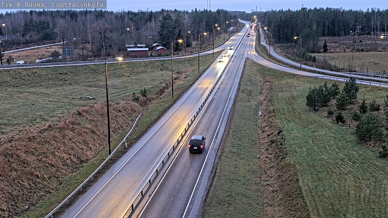 Kelikamerat Kuva Tie 8 Rauma, Luostarinkylä, Rauma, Satakunta