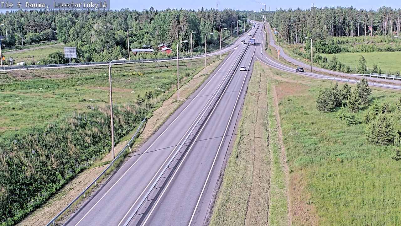 Weather Camera Image Road 8 Rauma, Luostarinkylä, Rauma, Satakunta