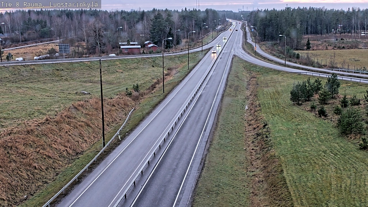Weather Camera Image Road 8 Rauma, Luostarinkylä, Rauma, Satakunta