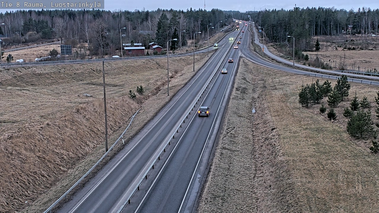 Kelikamerat Kuva Tie 8 Rauma, Luostarinkylä, Rauma, Satakunta