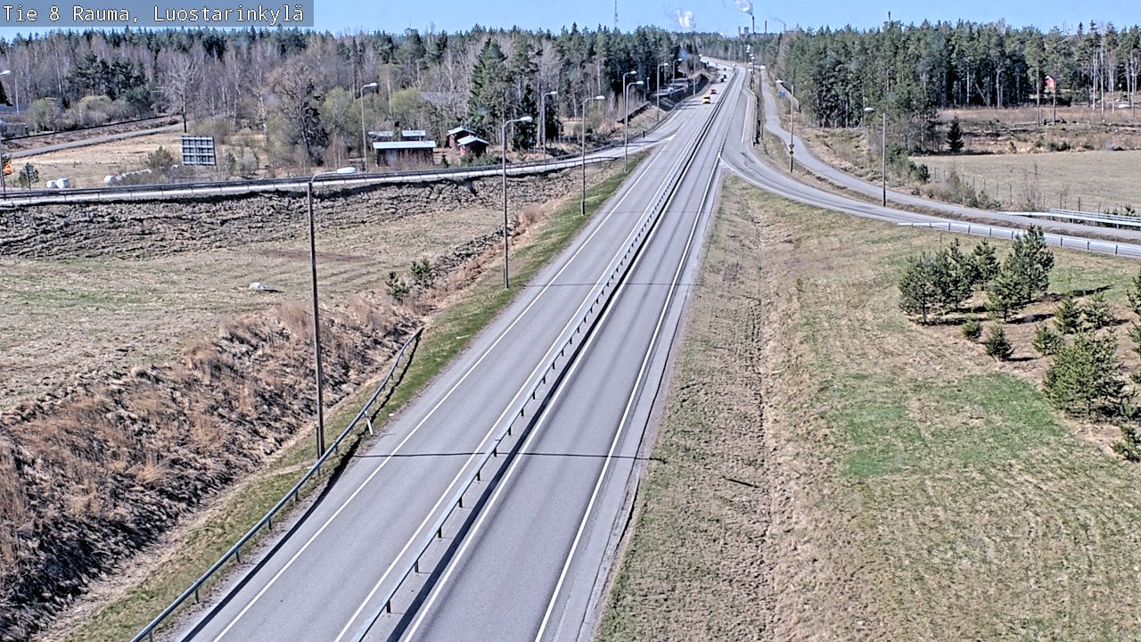 Kelikamerat Kuva Tie 8 Rauma, Luostarinkylä, Rauma, Satakunta