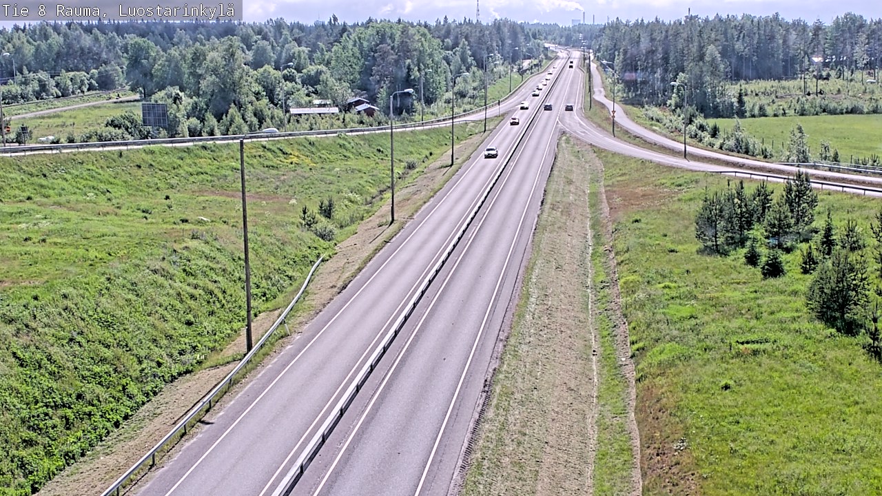 Kelikamerat Kuva Tie 8 Rauma, Luostarinkylä, Rauma, Satakunta