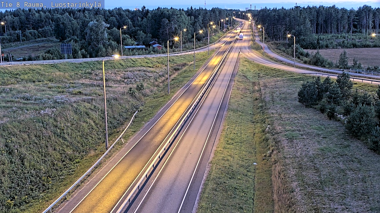 Kelikamerat Kuva Tie 8 Rauma, Luostarinkylä, Rauma, Satakunta