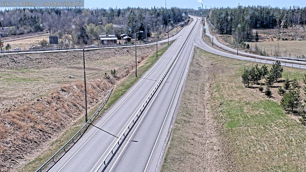 Kelikamerat Kuva Tie 8 Rauma, Luostarinkylä, Rauma, Satakunta