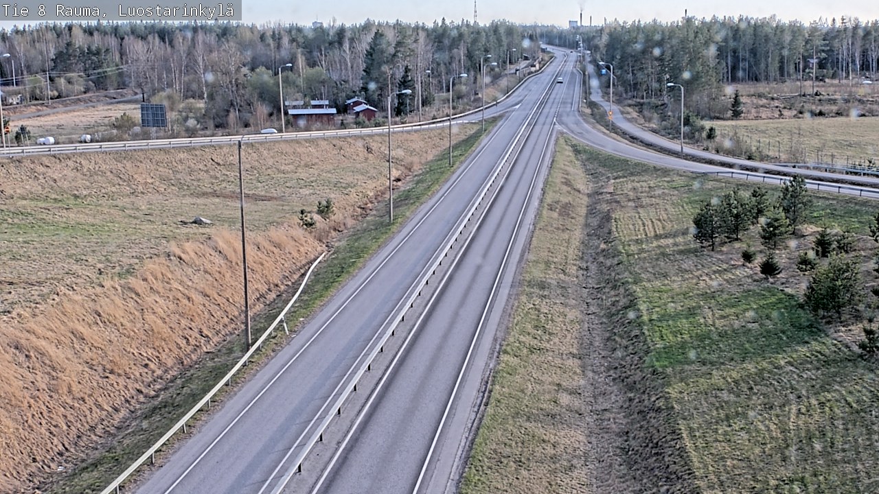 Weather Camera Image Road 8 Rauma, Luostarinkylä, Rauma, Satakunta