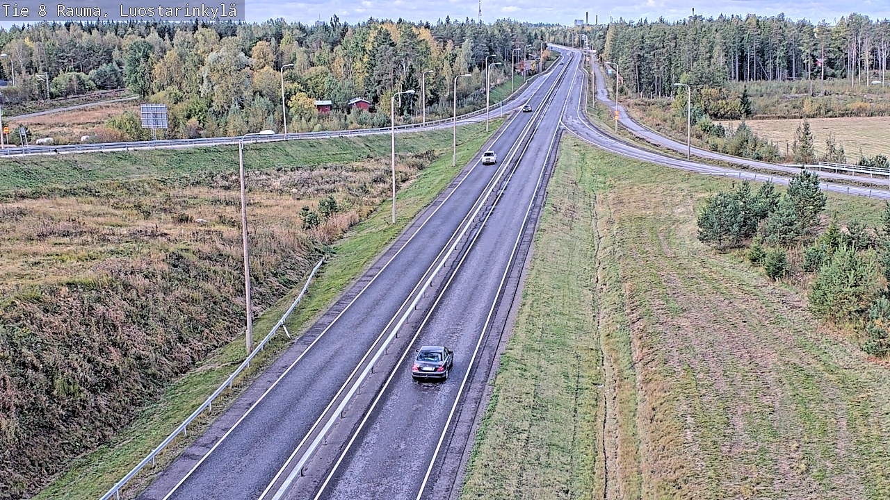 Weather Camera Image Road 8 Rauma, Luostarinkylä, Rauma, Satakunta