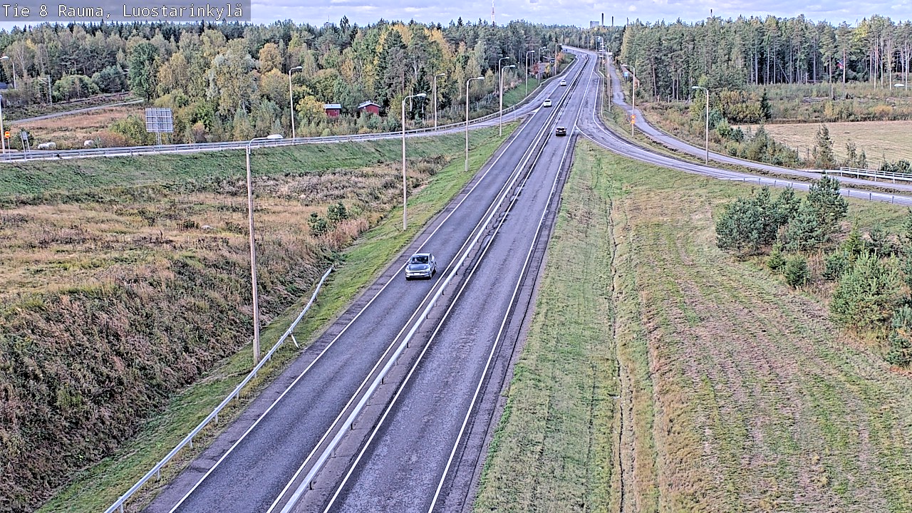 Weather Camera Image Road 8 Rauma, Luostarinkylä, Rauma, Satakunta