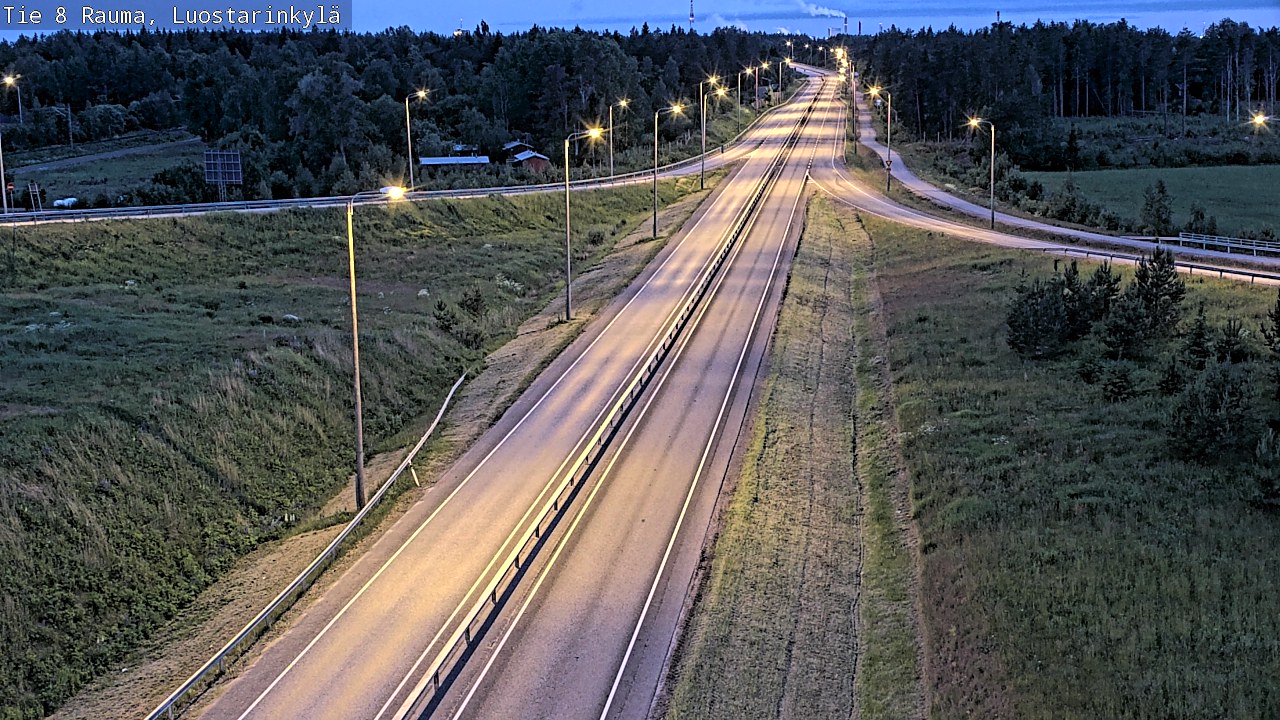 Kelikamerat Kuva Tie 8 Rauma, Luostarinkylä, Rauma, Satakunta