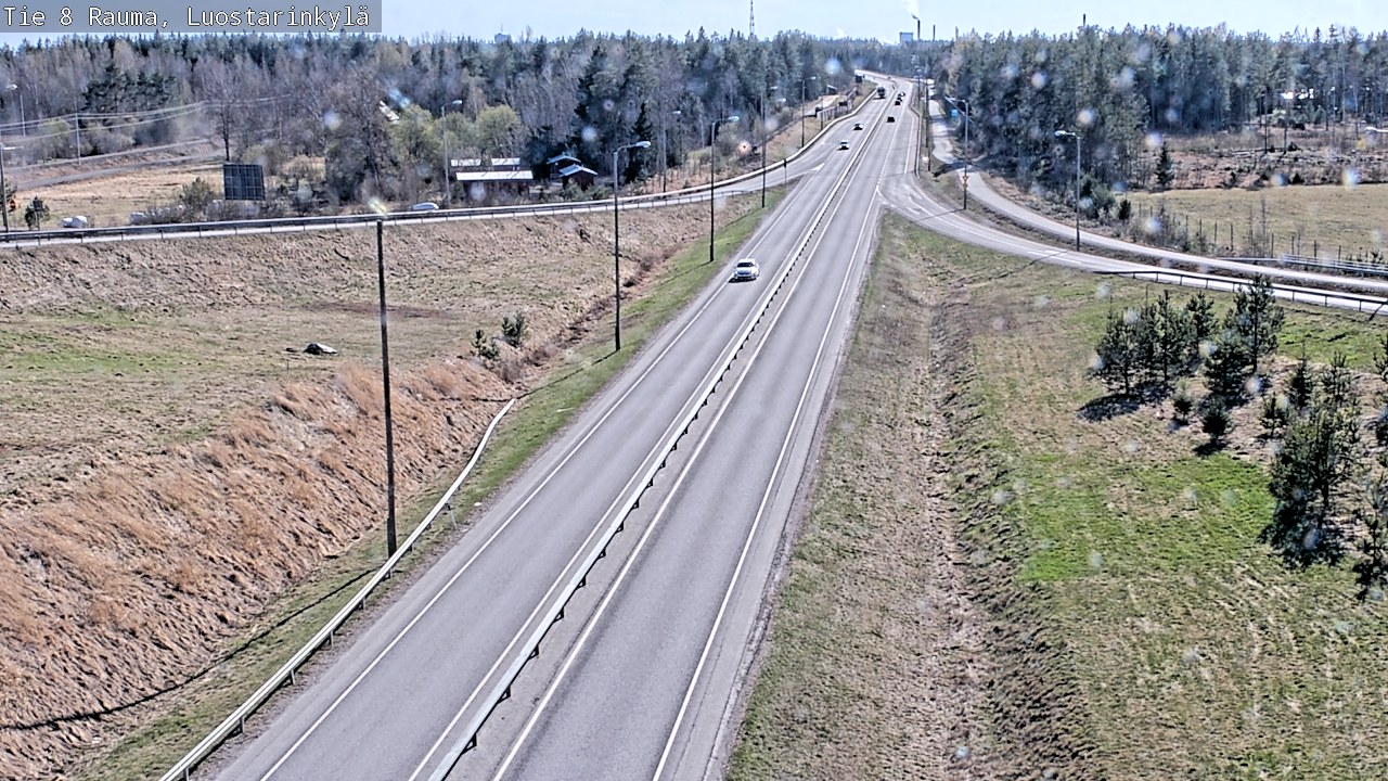 Kelikamerat Kuva Tie 8 Rauma, Luostarinkylä, Rauma, Satakunta