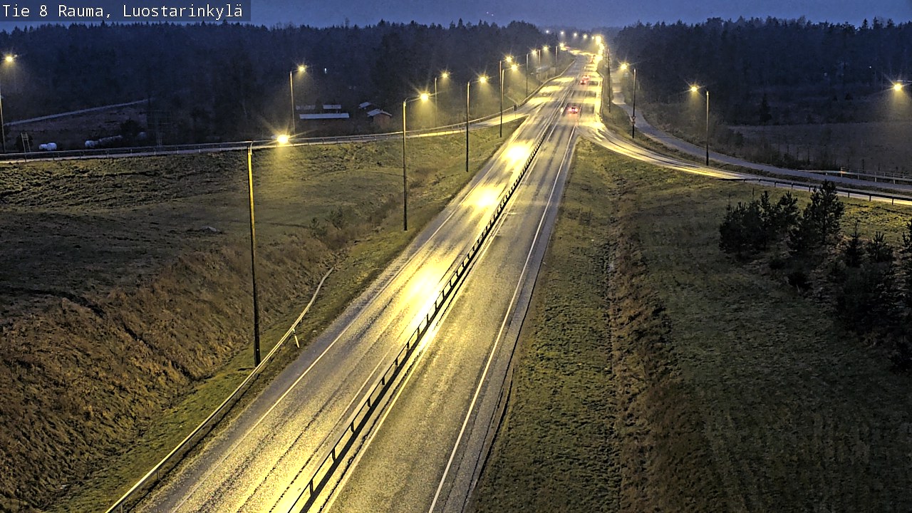 Weather Camera Image Road 8 Rauma, Luostarinkylä, Rauma, Satakunta