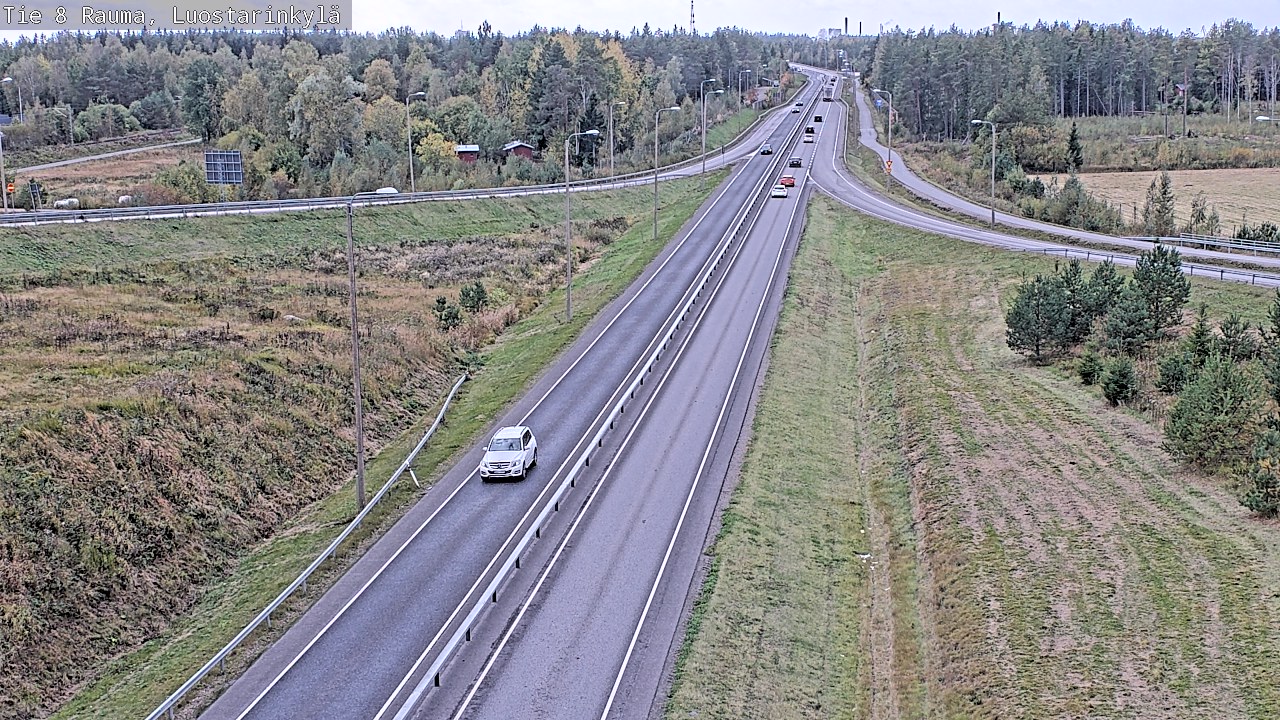 Kelikamerat Kuva Tie 8 Rauma, Luostarinkylä, Rauma, Satakunta