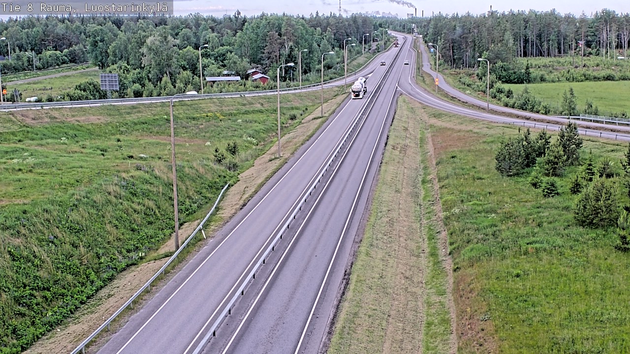 Weather Camera Image Road 8 Rauma, Luostarinkylä, Rauma, Satakunta