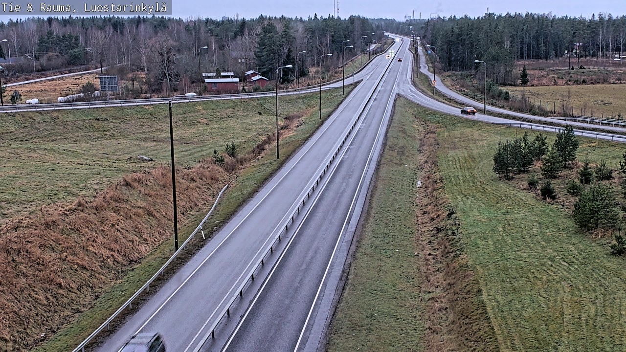 Kelikamerat Kuva Tie 8 Rauma, Luostarinkylä, Rauma, Satakunta