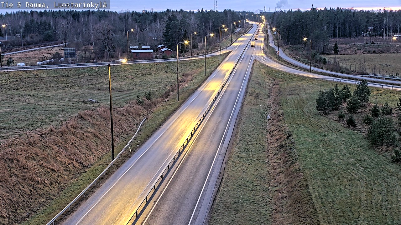 Weather Camera Image Road 8 Rauma, Luostarinkylä, Rauma, Satakunta