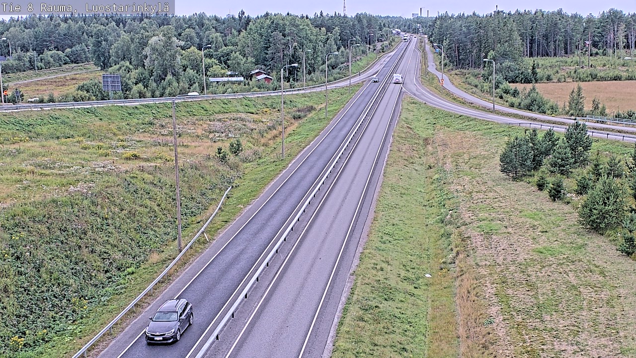 Weather Camera Image Road 8 Rauma, Luostarinkylä, Rauma, Satakunta
