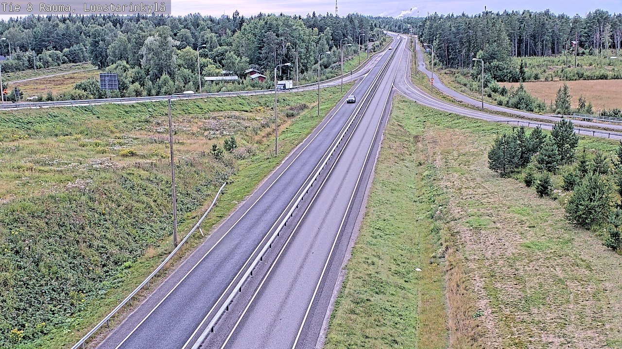 Weather Camera Image Road 8 Rauma, Luostarinkylä, Rauma, Satakunta