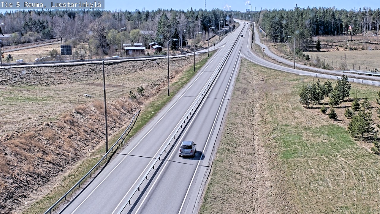 Kelikamerat Kuva Tie 8 Rauma, Luostarinkylä, Rauma, Satakunta
